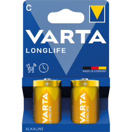 Baby-Batterie VARTA Longlife Alkaline 1,5 V LR14 Typ C...