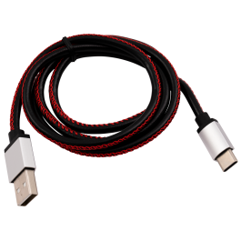 USB-Ladekabel A Stecker auf USB Typ C schwarz 0,9m