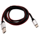 USB-Ladekabel A Stecker auf USB Typ C schwarz 0,9m