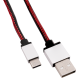 USB-Ladekabel A Stecker auf USB Typ C schwarz 0,9m
