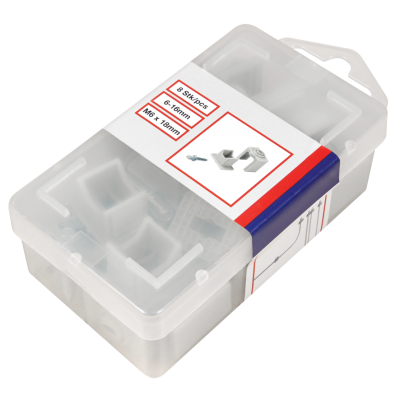 Raster Druckschelle grau 8 Stück