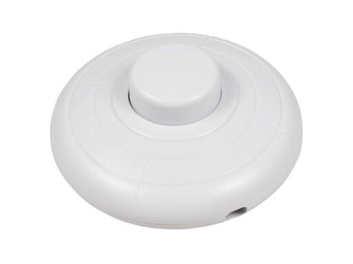 Fuß-Tretschalter weiß