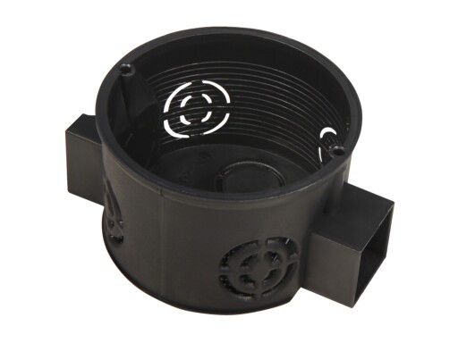 Schalterdose Ø 60 mm 41 mm tief schwarz