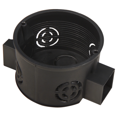 Schalterdose Ø 60 mm 41 mm tief schwarz