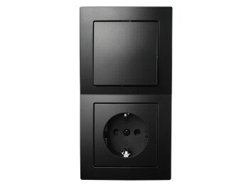 Schalter und Steckdosen Set McPower Flair Tür 2-fach...