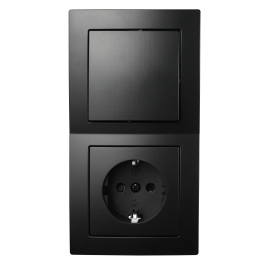 Schalter und Steckdosen Set McPower Flair Tür 2-fach...