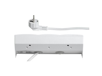 Steckdosenblock McPower Flair 250V~/16A weiß 3-fach 2m Kabel und Stecker