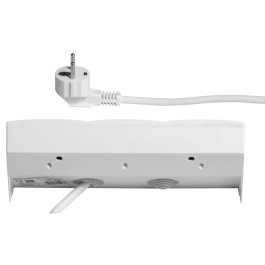 Steckdosenblock McPower Flair 250V~/16A weiß 3-fach 2m Kabel und Stecker