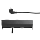 Steckdosenblock McPower Flair 250V~/16A anthrazit 3-fach 2m Kabel+ Stecker