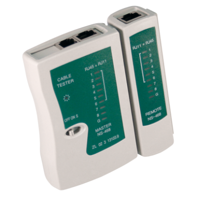 Netzwerkkabel-Tester ST-11 v3 für RJ11 und RJ45