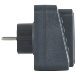 Energiekostenmessgerät mit LCD-Display IP 44 schwarz-grün