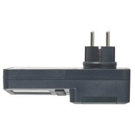 Energiekostenmessgerät mit LCD-Display IP 44 schwarz-grün