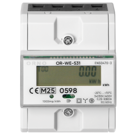 3-phasiger Stromzähler 80A MID 4,3 Module DIN TH-35mm