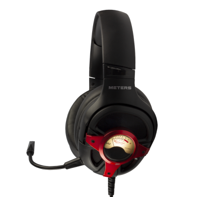 Gaming Kopfhörer Meters Level-UP 7.1 virtual Surround rot