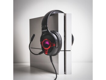 Gaming Kopfhörer Meters Level-UP 7.1 virtual Surround rot