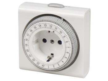 Mechanische Zeitschaltuhr Kompakt weiß