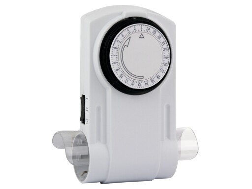 Mechanische Zeitschaltuhr 2-fach Steckdose 24 Std. 1.800 W