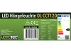 LED Hängeleuchte CT-OL CCT 120 230V 120cm 30W CCT 3000-6000k