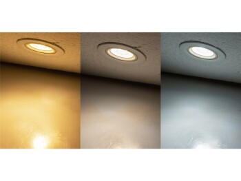LED-Einbauleuchte Flat-36 CCT+P 3/5/7W 3000/4000/6500K schwenkbar