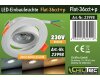 LED-Einbauleuchte Flat-36 CCT+P 3/5/7W 3000/4000/6500K schwenkbar