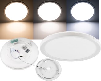 LED Deckenleuchte Santano FR-22 CCT IP54 Ø 22,5cm...