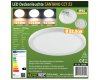 LED Deckenleuchte Santano FR-22 CCT IP54 Ø 22,5cm 12W  CCT 3000-6000K