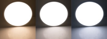 LED Deckenleuchte Santano FR-30 CCT IP54 Ø 30cm 18W CCT 3000-6000k