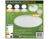 LED Deckenleuchte Santano FR-42 CCT IP54 Ø 42cm 24W CCT 3000-6000k