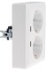 MILOS Schutzkontakt-Steckdose 2-fach 250V~/16A 1x UP 2x USB C/PD weiß matt