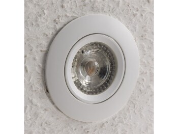 Einbaustrahler CT-K86 Kunstoff Ø 86mm für 50mm Lampen Weiß