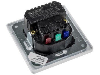 MILOS Schutzkontakt-Steckdose matt weiß 230V~/ 16A Unterputz USB-A/C PD 3.0