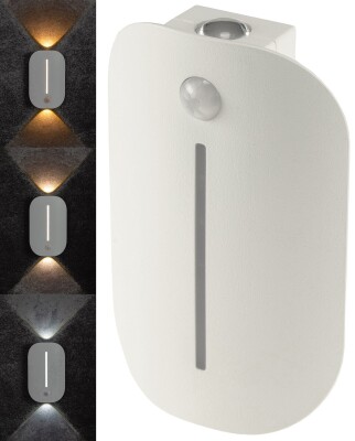 Wandleuchte mit Bewegungsmelder CT-WLA 120° Erfassung Akkubetrieb USB-C