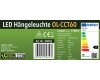 LED Hängeleuchte CT-OL CCT 60 230V 60cm 18W CCT 3000-6000k