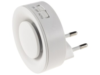 LED Nachtlicht mit Bewegungsmelder 230V Dämmerungssensor Warmweiß