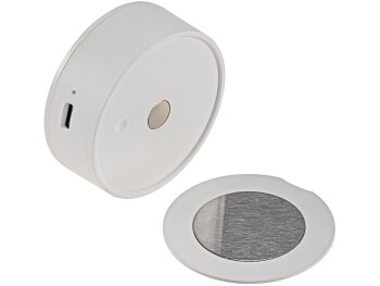 LED Nachtlicht mit Bewegungsmelder Akku Dämmerungssensor 2700k