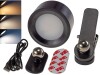 LED Akku Clip-Leuchte CT-AKL3 Dimmbar CCT 3000k-6000k schwarz