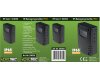 HF-Bewegungsmelder CT-HFB 65 Aufputz IP65 230V 3-Draht 180° Schwarz