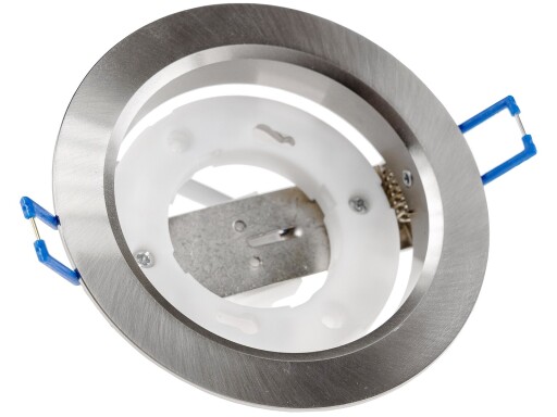 Einbaustrahler CT-DS108 Ø108mm GX53 Fassung 230V Aluminium gebürstet