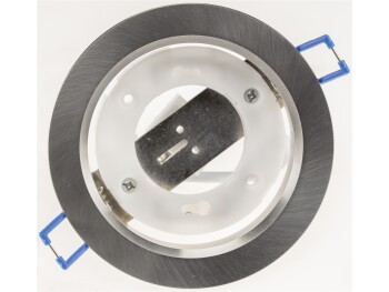 Einbaustrahler CT-DS108 Ø108mm GX53 Fassung 230V Aluminium gebürstet