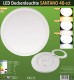 LED Deckenleuchte Santano 40 CCT Ø 40cm 32W CCT 3000/4000/6000k