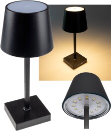 LED Akku Tischleuchte 26cm dimmbar USB-C 160Lumen 1200mAh...