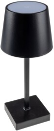 LED Akku Tischleuchte 26cm dimmbar USB-C 160Lumen 1200mAh 3000k schwarz