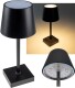 LED Akku Tischleuchte 26cm dimmbar USB-C 160Lumen 1200mAh 3000k schwarz