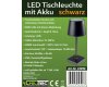 LED Akku Tischleuchte 26cm dimmbar USB-C 160Lumen 1200mAh 3000k schwarz