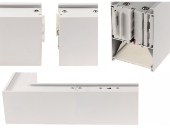 LED-Hängeleuchte CT-OL-CCT Eckmodul 90° L-Adapter mit Licht