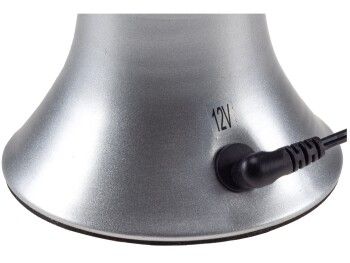 Lavalampe CTL-ROGE LED 40cm Wasser: Rot Wachs: Gelb Body: Silber