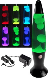 Lavalampe CTL Funky LED 40cm RGB Wasser & Wachs: Klar...