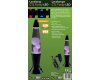 Lavalampe CTL Funky LED 40cm RGB Wasser & Wachs: Klar Body: schwarz