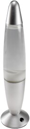 Lavalampe CTL Funky-Si LED 34cm RGB Wasser & Wachs: Klar Body: Silber