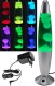 Lavalampe CTL Funky-Si LED 34cm RGB Wasser & Wachs: Klar Body: Silber